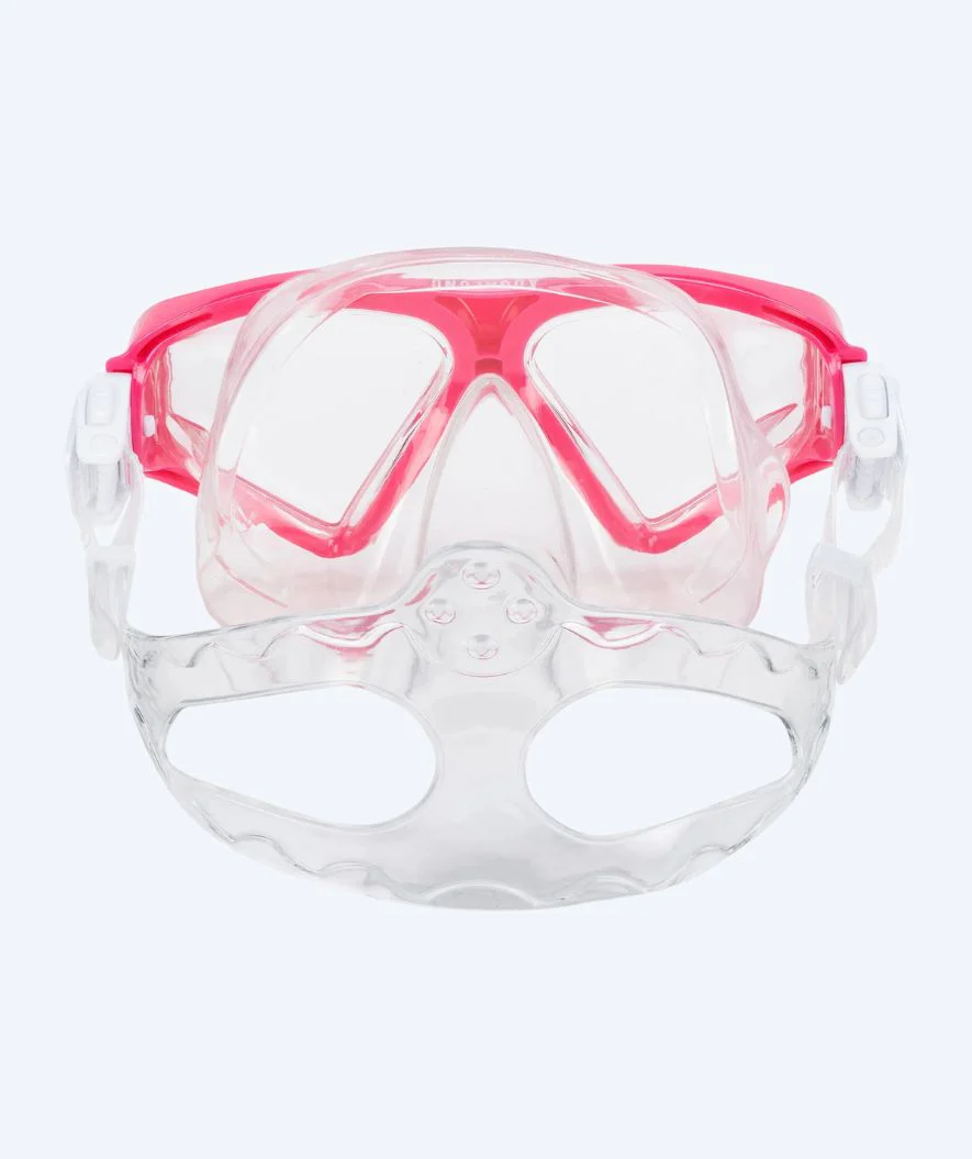 Aqualung zestaw maska i rurka do snorkelingu dla dorosłych - Saturn - Przezroczysty/jasnoróżowy - Image 3