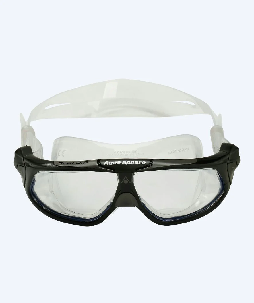 Aquasphere okulary do nurkowania dla dorosłych - Seal 2.0 - Czarny/przezroczysty