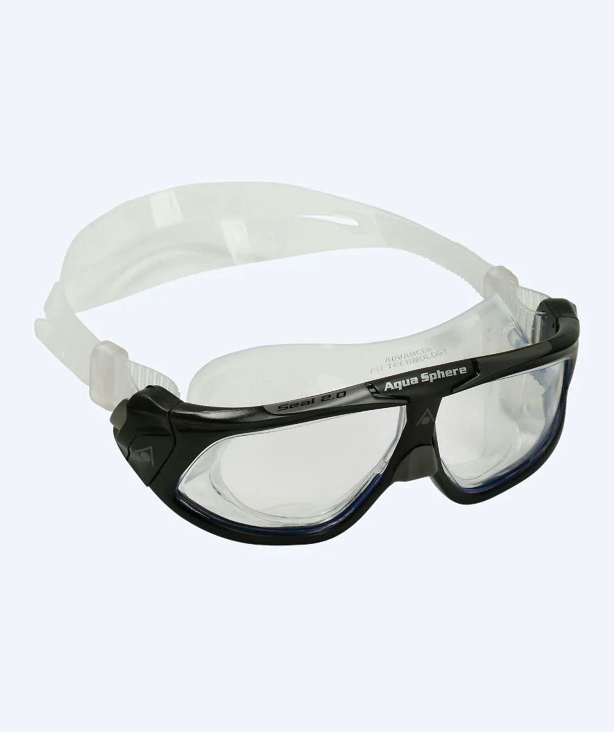 Aquasphere okulary do nurkowania dla dorosłych - Seal 2.0 - Czarny/przezroczysty - Image 4