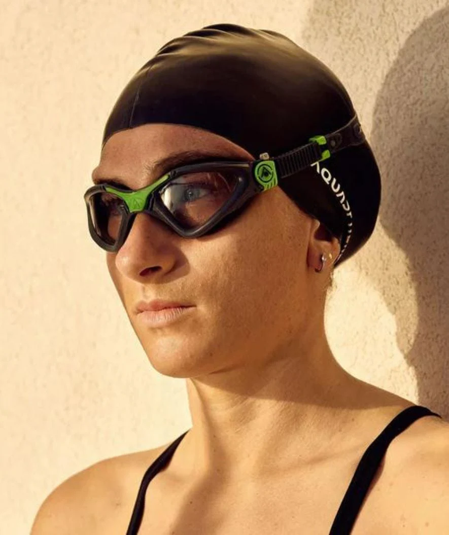 Aquasphere okulary do nurkowania treningowe - Kayenne - Czarny/zielony - Image 5