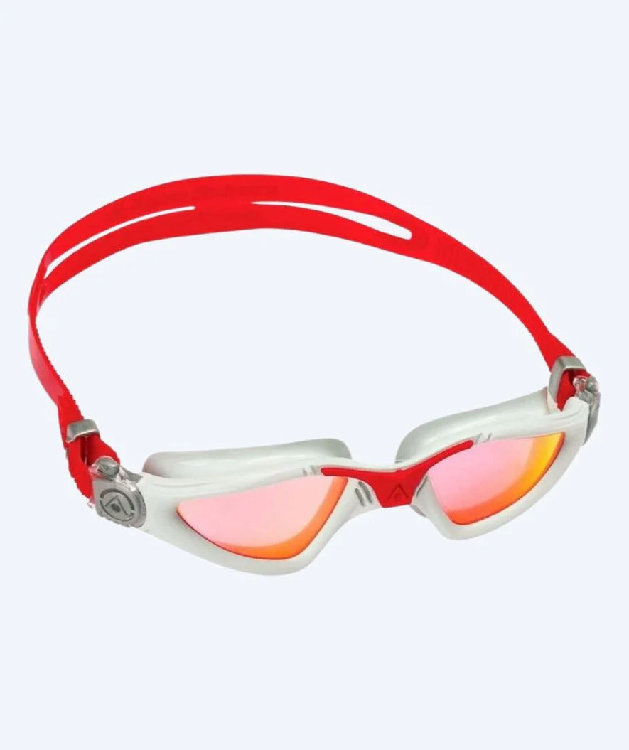 Aquasphere okulary do nurkowania treningowe - Kayenne Titanium - Czerwony/szary - Image 3
