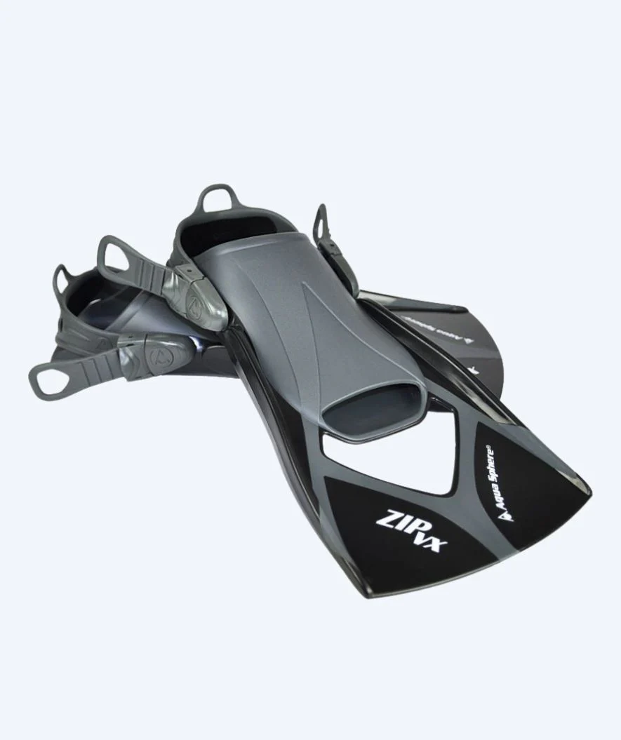Aquasphere płetwy do pływania - Zip VX - Czarny/szary
