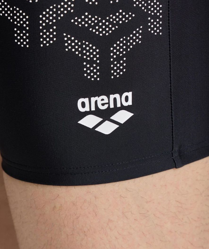 Arena długie kąpielówki dla mężczyzn - Kikko V - Czarny/biały - Image 5