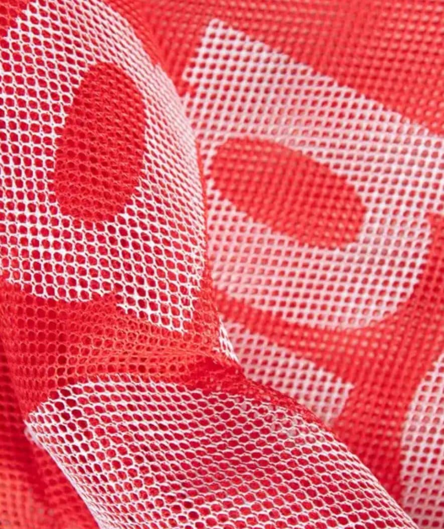 Arena worek pływacki z siatki - One Go Mesh - Red - Image 7