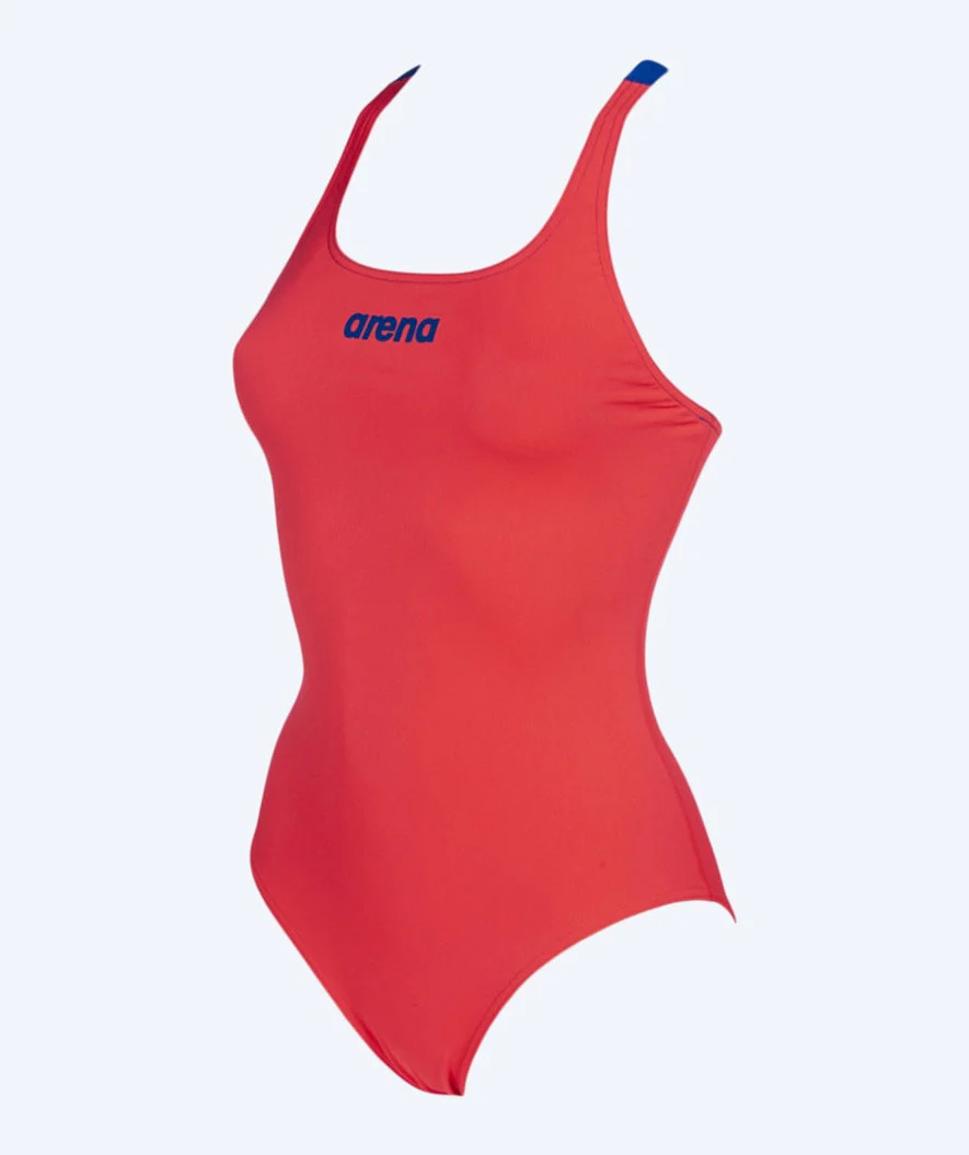 Arena strój kąpielowy dla kobiet - Solid Swim Pro - Jasnoróżowy/ciemnoniebieski - Image 2