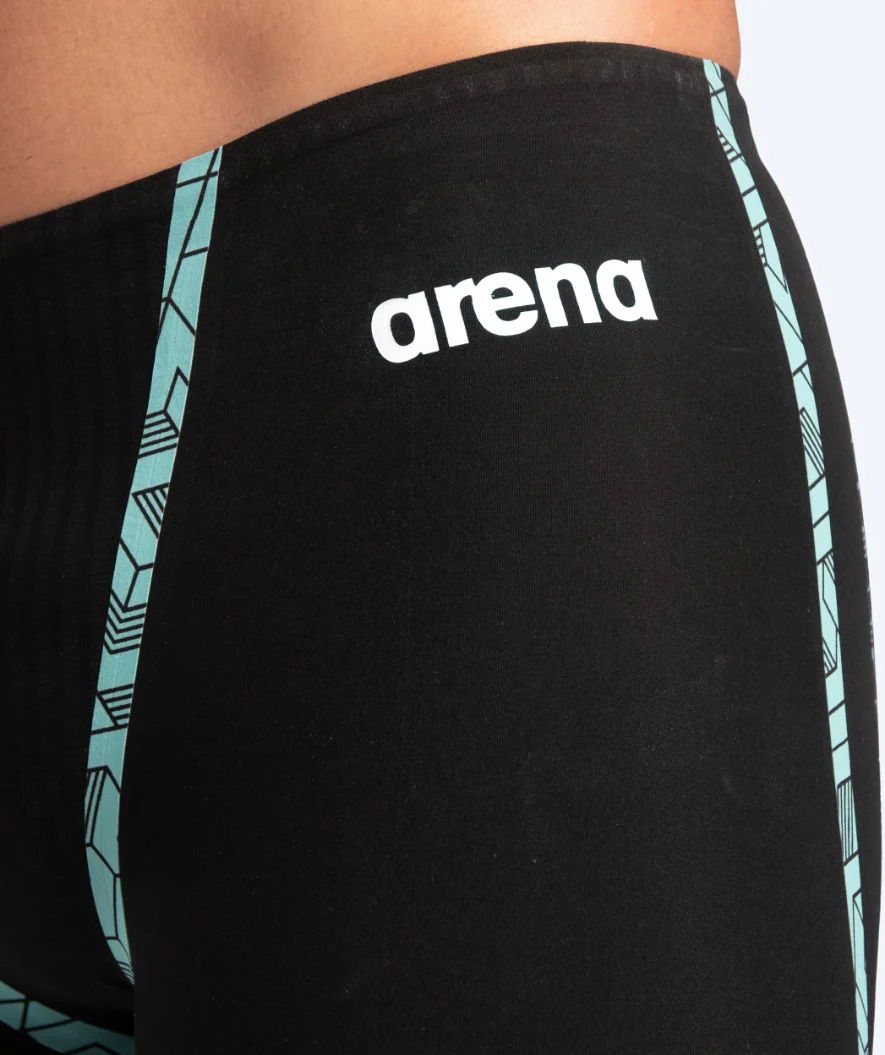 Arena kąpielówki na zawody dla mężczyzn - Primo - Czarny/jasnoniebieski - Image 5