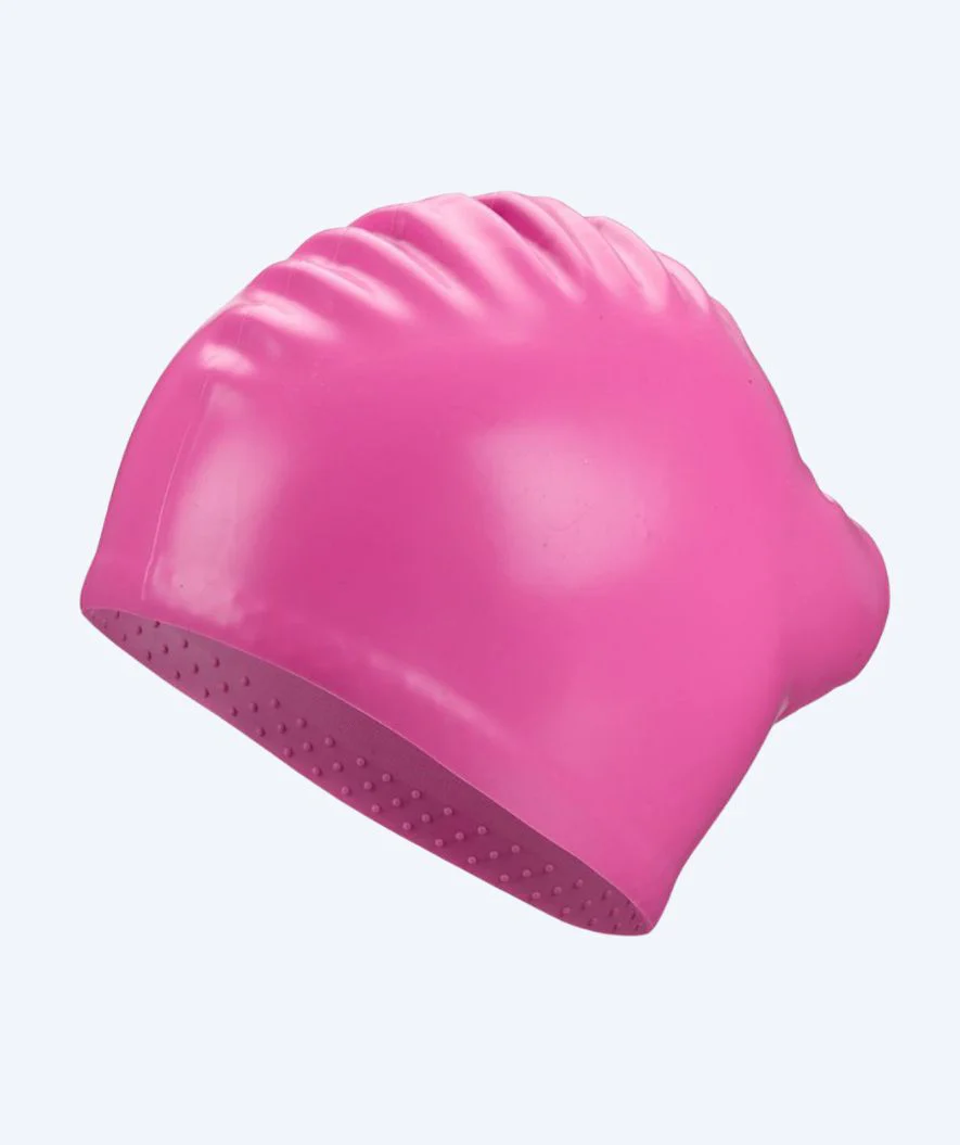 Beco czepek do pływania na długie włosy - Silicone - Różowy