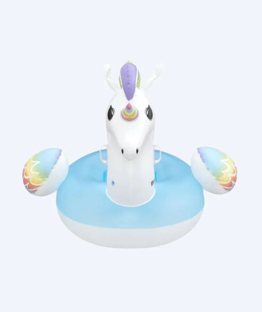 Bestway dmuchana zabawka do basenu - Fantasy Unicorn Ride-On - Biały/wielokolorowy - Image 3
