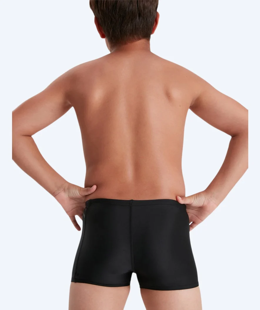 Speedo bokserki kąpielowe dla chłopców - Allover Panel - Czarny/jasnoniebieski - Image 3