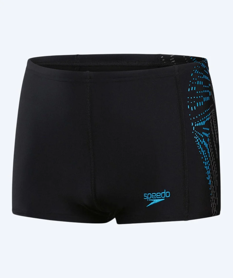 Speedo bokserki kąpielowe dla chłopców - Allover Panel - Czarny/jasnoniebieski - Image 5