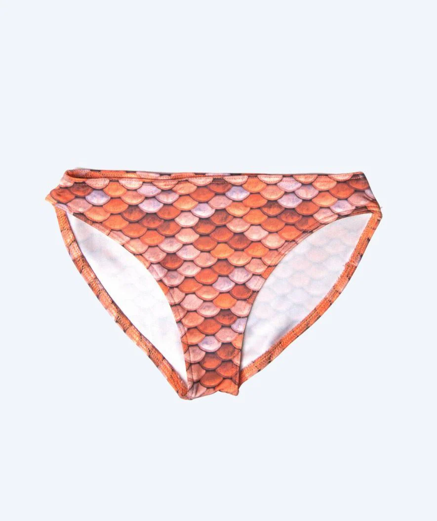 Kuaki Mermaids dół od bikini dla dziewczynek - Pomarańczowy