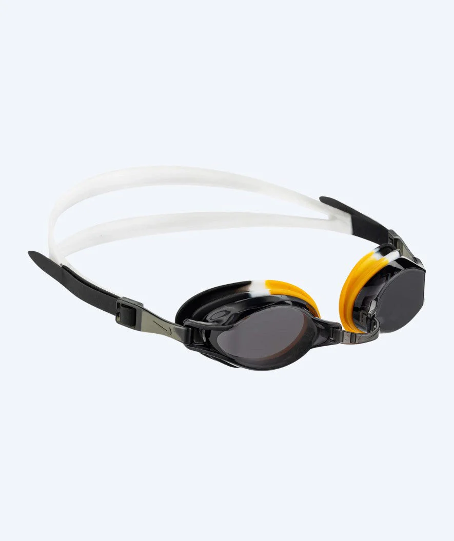 Nike okulary do pływania junior (8-14) - Chrome - Czarny/czarny