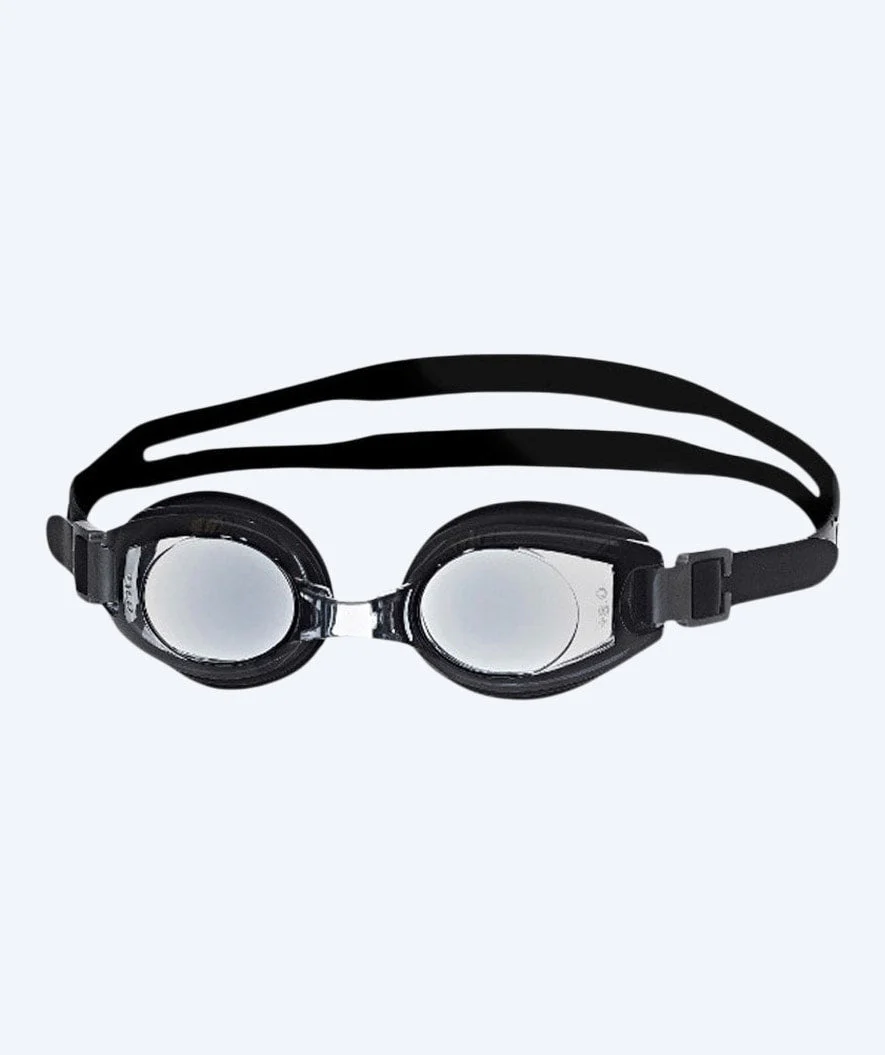 Primotec korekcyjne okulary do pływania dla dorosłych krótkowidzów - (-1.0) – (-8.0) - Czarny (Smoke soczewki)