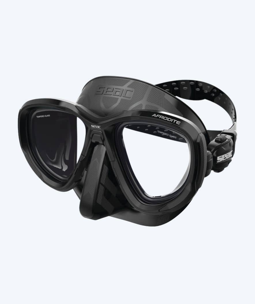 SEAC maska do nurkowania dla dorosłych - Afrodite - Czarny