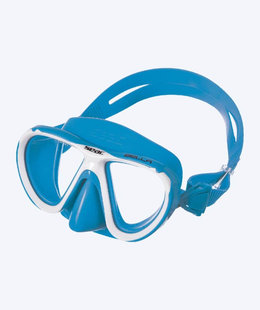 SEAC zestaw maska i rurka do snorkelingu dla dzieci (od 3 lat) - Bella - Niebieski/biały - Image 2