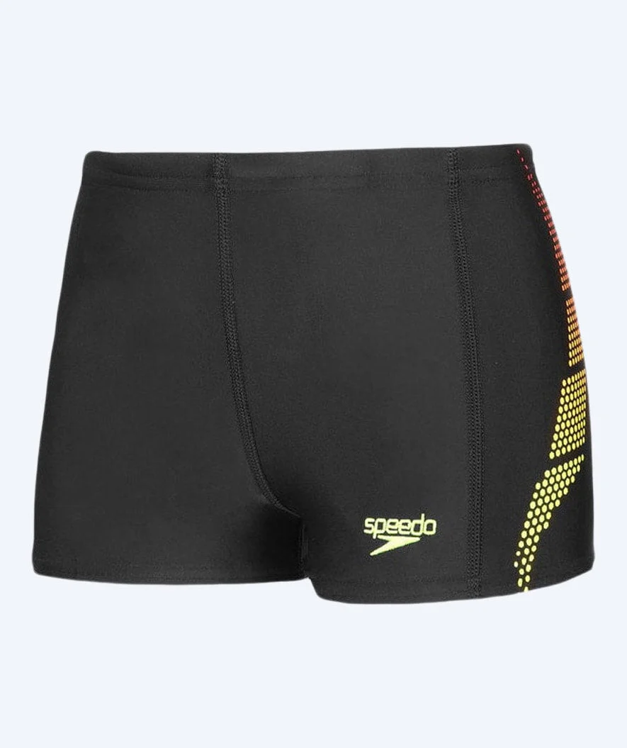 Speedo bokserki kąpielowe dla chłopców - Placement Panel - Czarny/żółty - Image 5