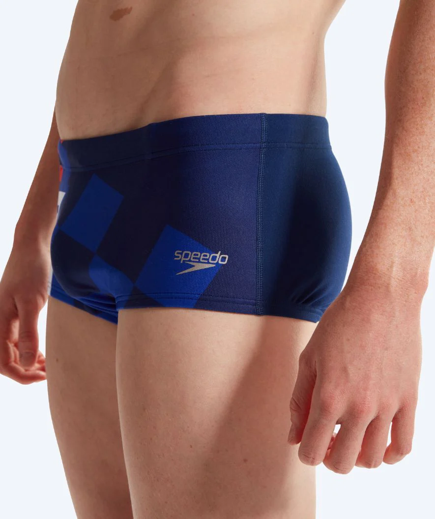 Speedo kąpielówki dla mężczyzn - Placement Digital - Niebieski/czerwony - Image 3