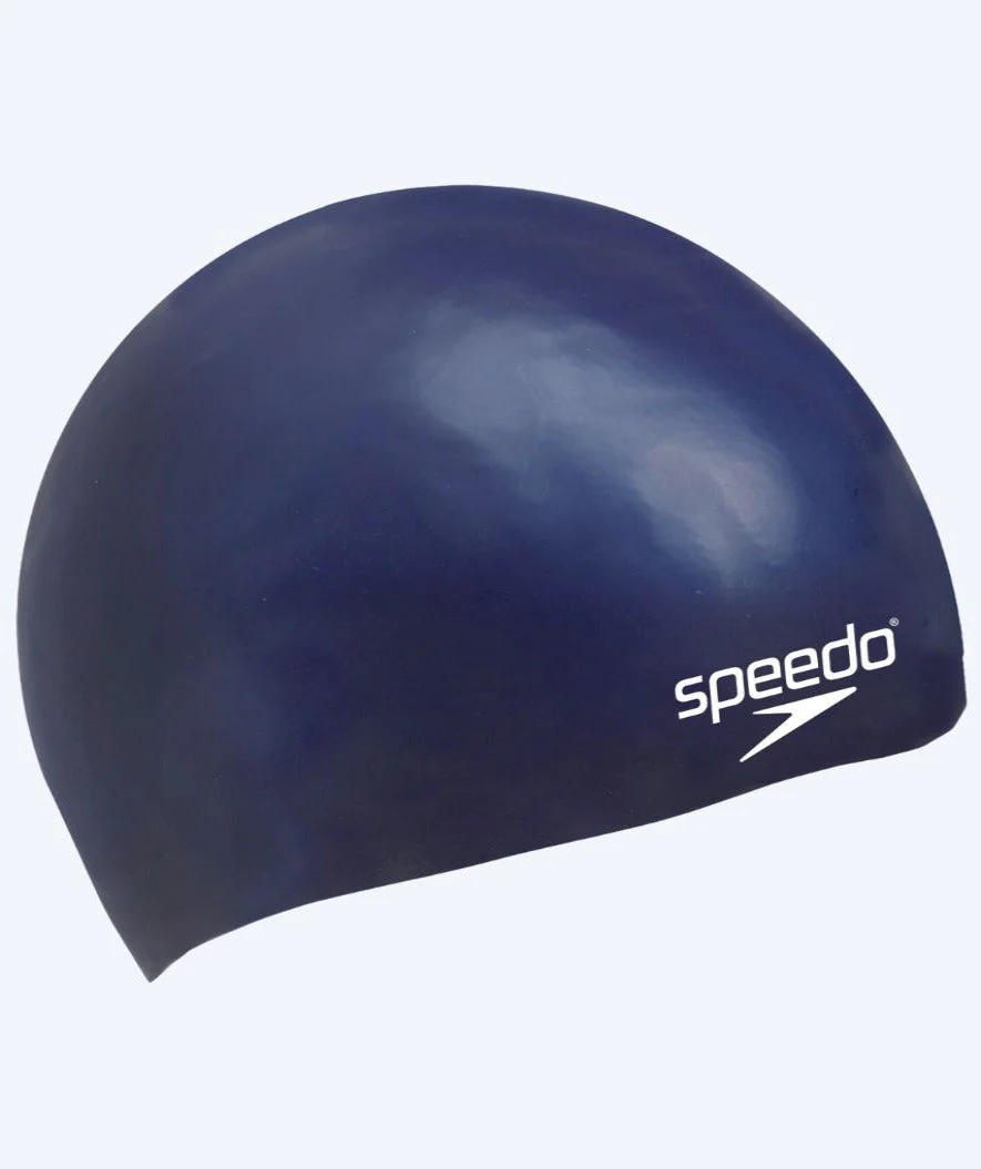 Speedo czepek do pływania dla junior (6-16) - Plain - Ciemnoniebieski - Image 3