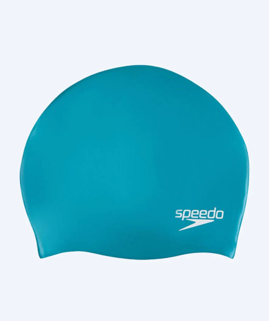 Speedo czepek do pływania dla junior (6-16) - Plain - Jasnoniebieski/biały