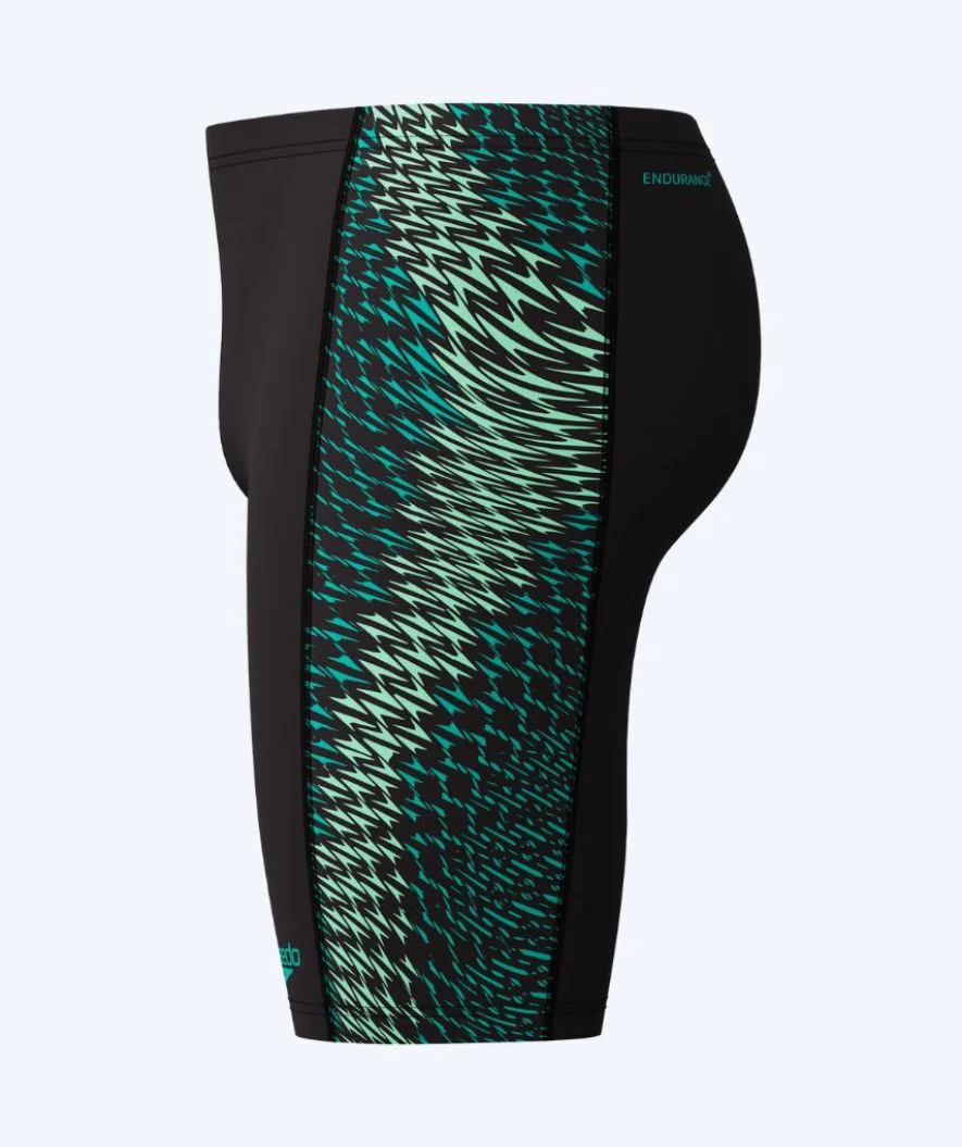 Speedo długie kąpielówki dla mężczyzn - Endurance Max Tech Pannel - Czarny/zielony - Image 10