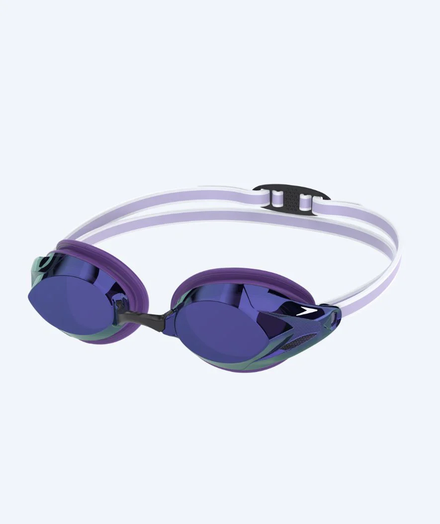 Speedo Elite okulary do pływania dla kobiet - Vanquisher 3.0 Mirrored - Fioletowy