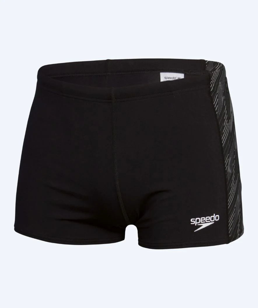 Speedo bokserki kąpielowe dla mężczyzn - Hyperboom Panel - Czarny/biały - Image 5