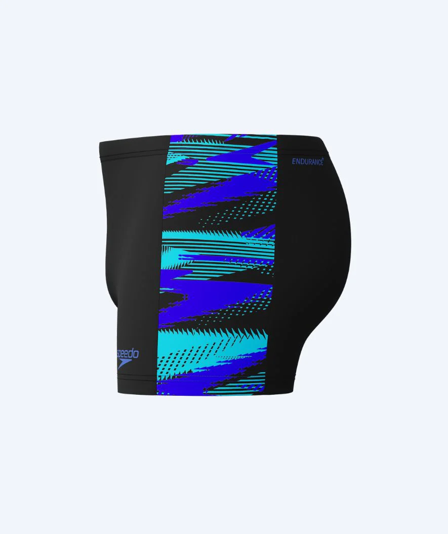 Speedo bokserki kąpielowe dla mężczyzn - Hyperboom Panel - Czarny/niebieski - Image 3