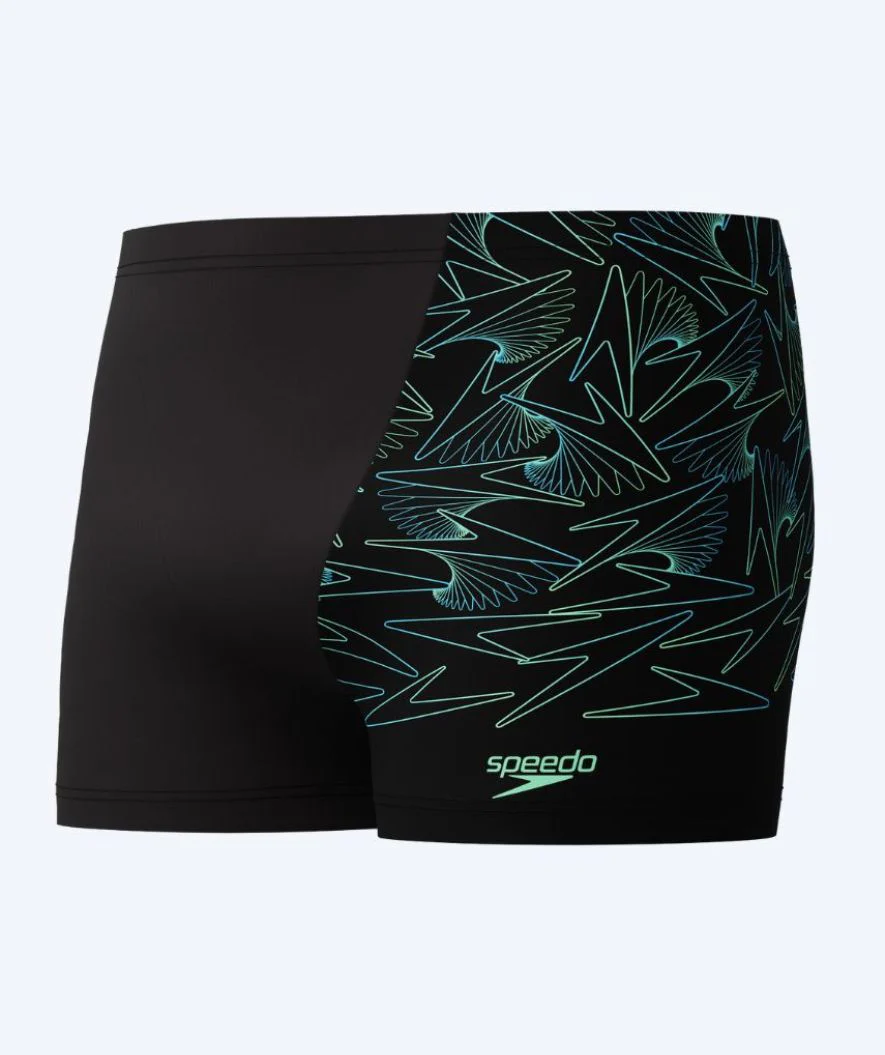 Speedo bokserki kąpielowe dla mężczyzn - Hyperboom V-Cut - Czarny/zielony - Image 8
