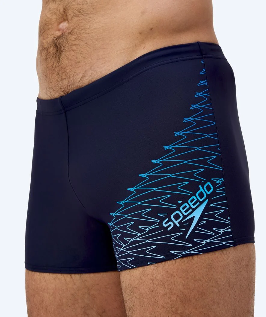 Speedo bokserki kąpielowe dla mężczyzn - Medley Logo - Ciemnoniebieski/jasnoniebieski - Image 5