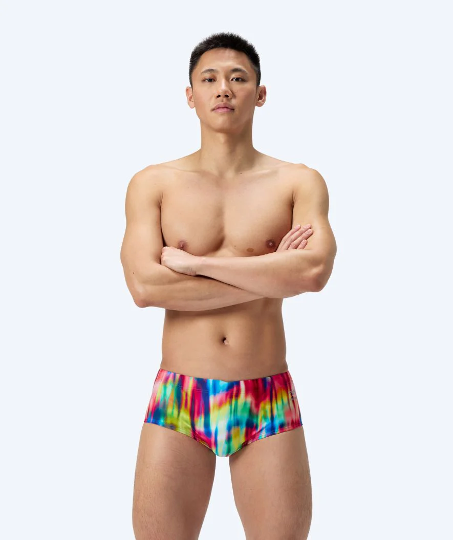 Speedo kąpielówki dla mężczyzn - ML Printed - Czerwony/żółty