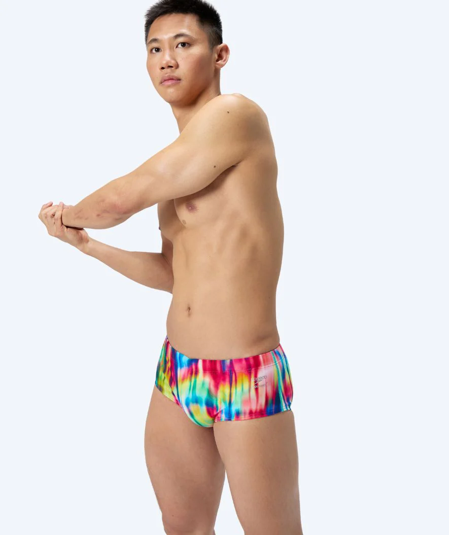 Speedo kąpielówki dla mężczyzn - ML Printed - Czerwony/żółty - Image 4