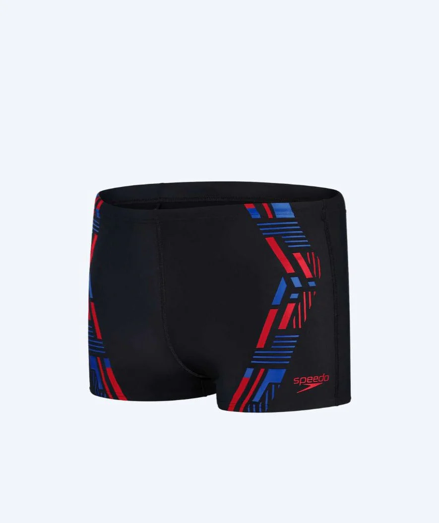 Speedo bokserki kąpielowe dla mężczyzn - Tech Print - Czarny/niebieski - Image 6