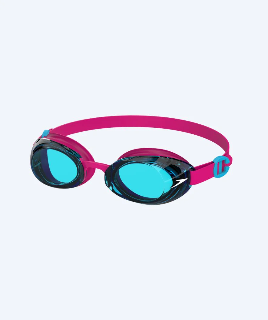 Speedo okulary do pływania dla dzieci (6-14) - Jet 2.0 - Jasnoróżowy/niebieski