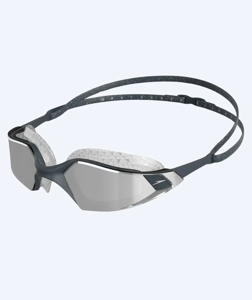 Speedo okulary do pływania na wodach otwartych - AquaPulse Pro - Szary/przezroczysty (Mirror soczewki)