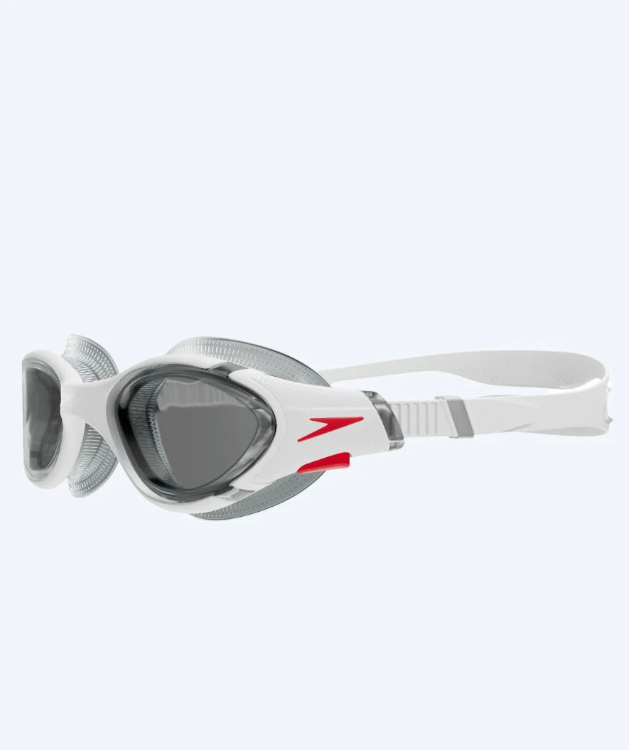 Speedo okulary pływackie treningowe - Biofuse 2.0 - Biały (Smoke soczewki) - Image 3