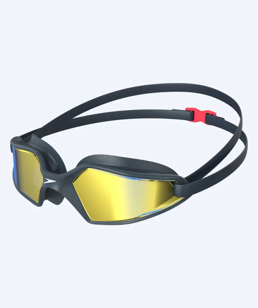 Speedo okulary pływackie treningowe - Hydropulse - Granatowy/złoty (Mirror soczewki) - Image 2