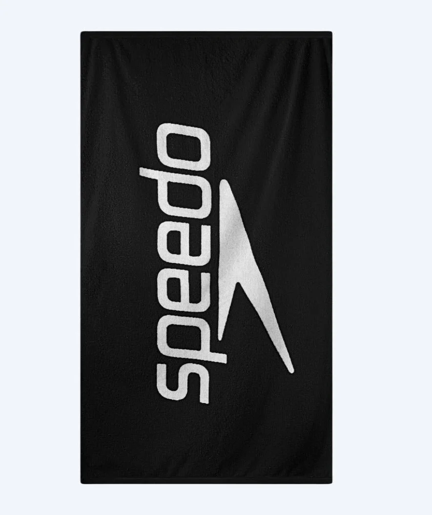 Speedo ręcznik kąpielowy - Logo - Czarny/biały