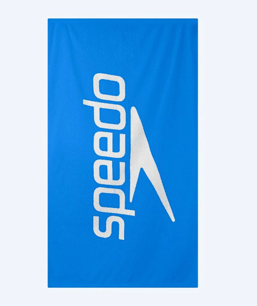 Speedo ręcznik kąpielowy - Logo - Niebieski/biały