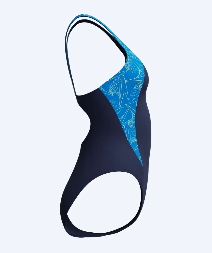 Speedo strój kąpielowy dla kobiet - Hyperboom Splice Muscleback - Ciemnoniebieski/jasnoniebieski - Image 10