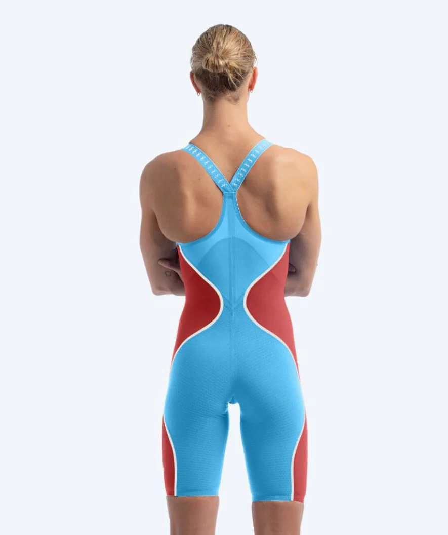Speedo strój kąpielowy na zawody dla kobiet - LZR Pure Intent 2.0 - Jasnoniebieski/czerwony - Image 2