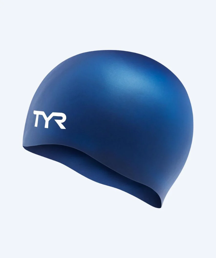 TYR czepek do pływania - Silicone - Ciemnoniebieski