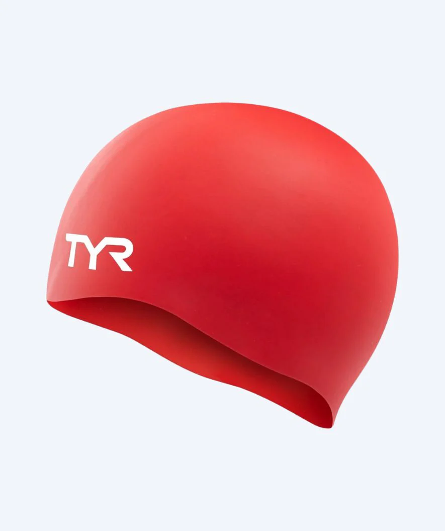 TYR czepek do pływania - Silicone - Czerwony