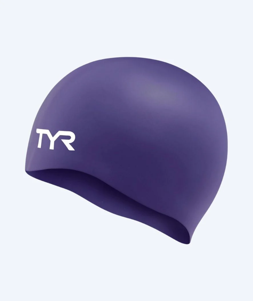 TYR czepek do pływania - Silicone - Fioletowy