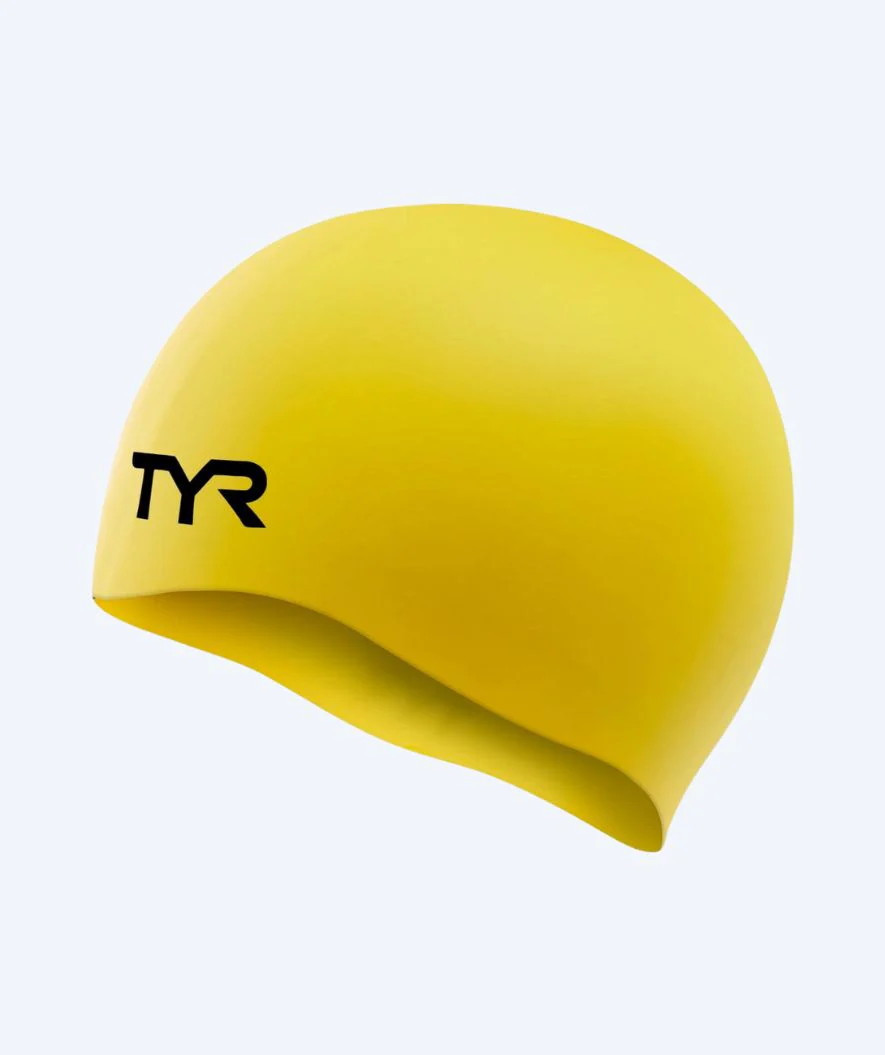 TYR czepek do pływania - Silicone - Żółty