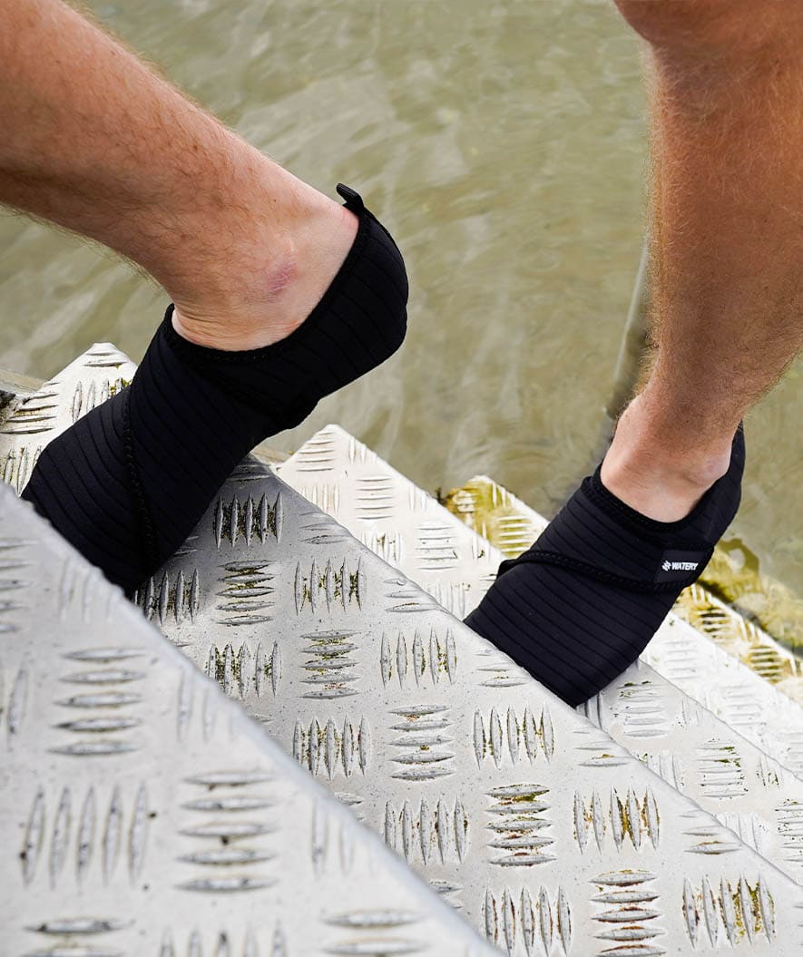 Watery neoprenowe buty do wody dla dorosłych - Poseidon - Czarny - Image 11