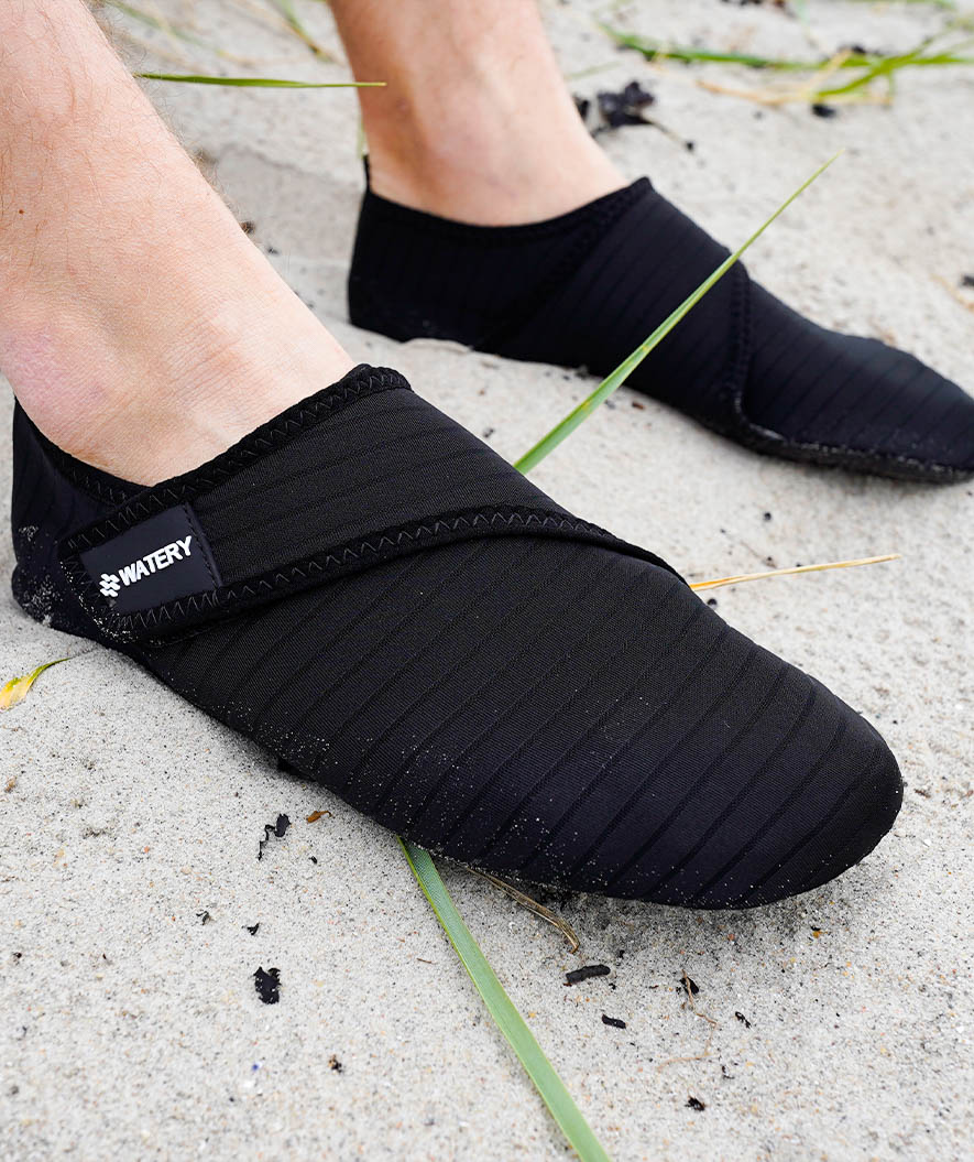 Watery neoprenowe buty do wody dla dorosłych - Poseidon - Czarny - Image 12