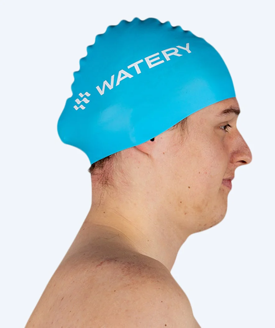 Watery czepek do pływania (od 10 lat) - Signature - Sky Blue - Image 7