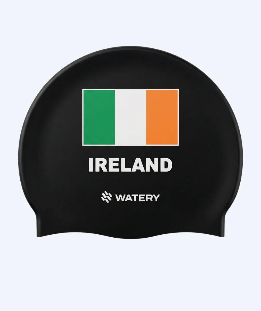 Watery czepek do pływania - Ireland - Czarny