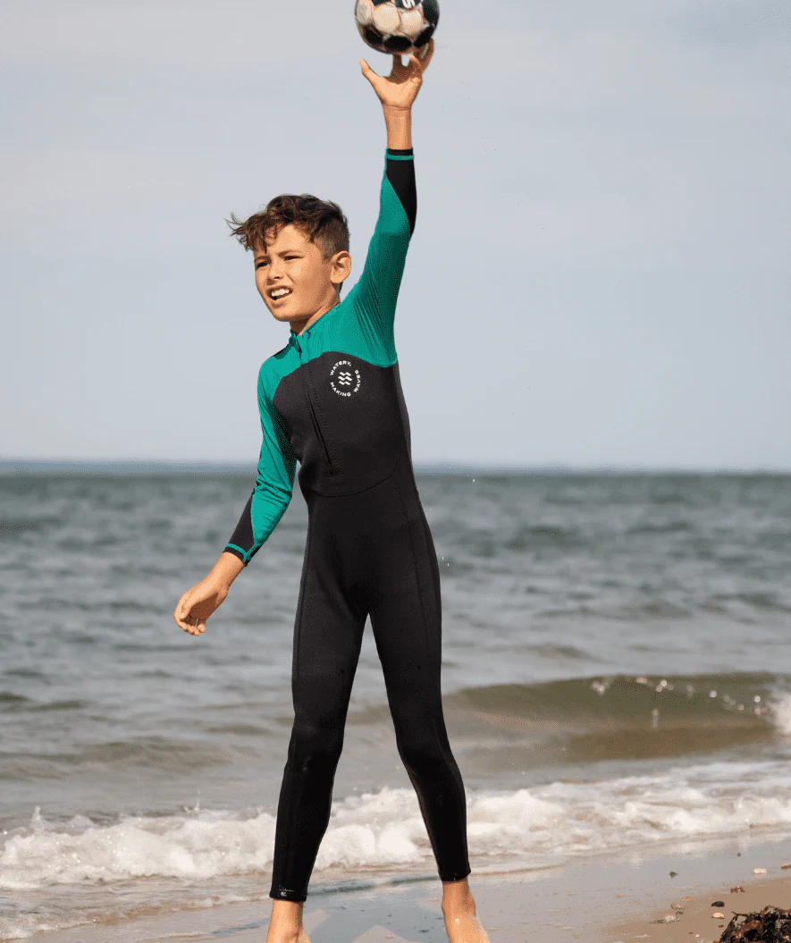 Watery kombinezon UV dla dzieci - Calypso Full-Body - Szary/czarny - Image 6