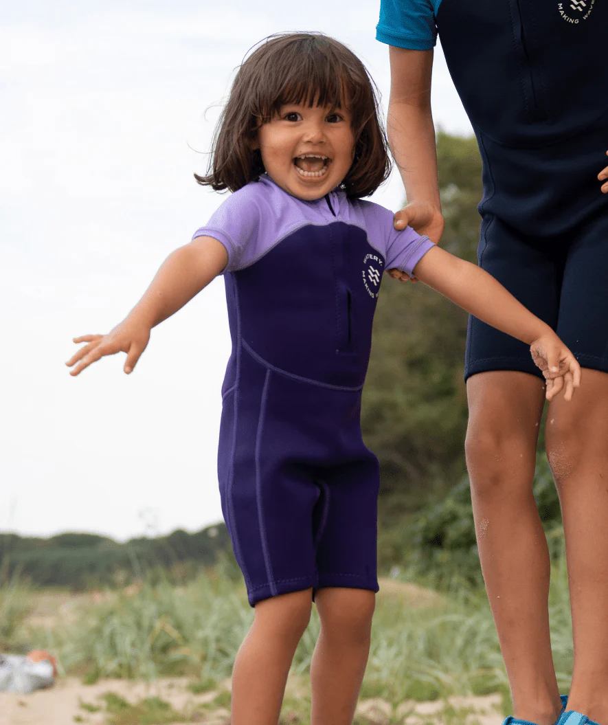Watery kombinezon UV dla dzieci - Calypso Shorty - Różowy - Image 11